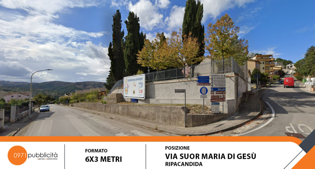 RIPACANDIDA - VIA SUOR MARIA DI GESU - 6X3