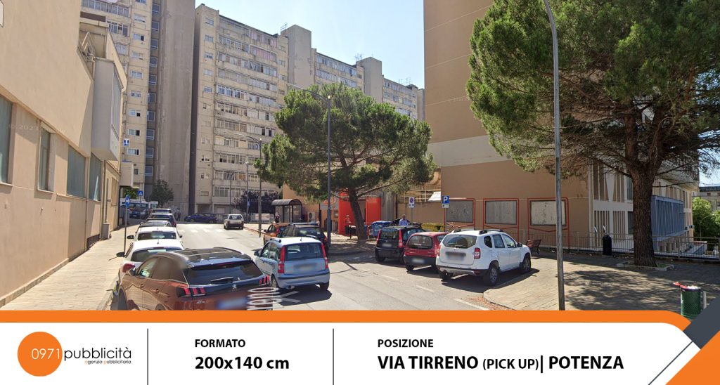 via tirreno - 3 stendardi-poster e manifesti 200x140 a potenza