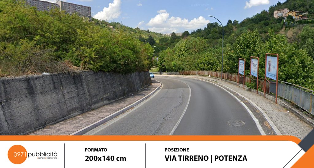 tirreno stendardi poster potenza 200X140 MANIFESTI