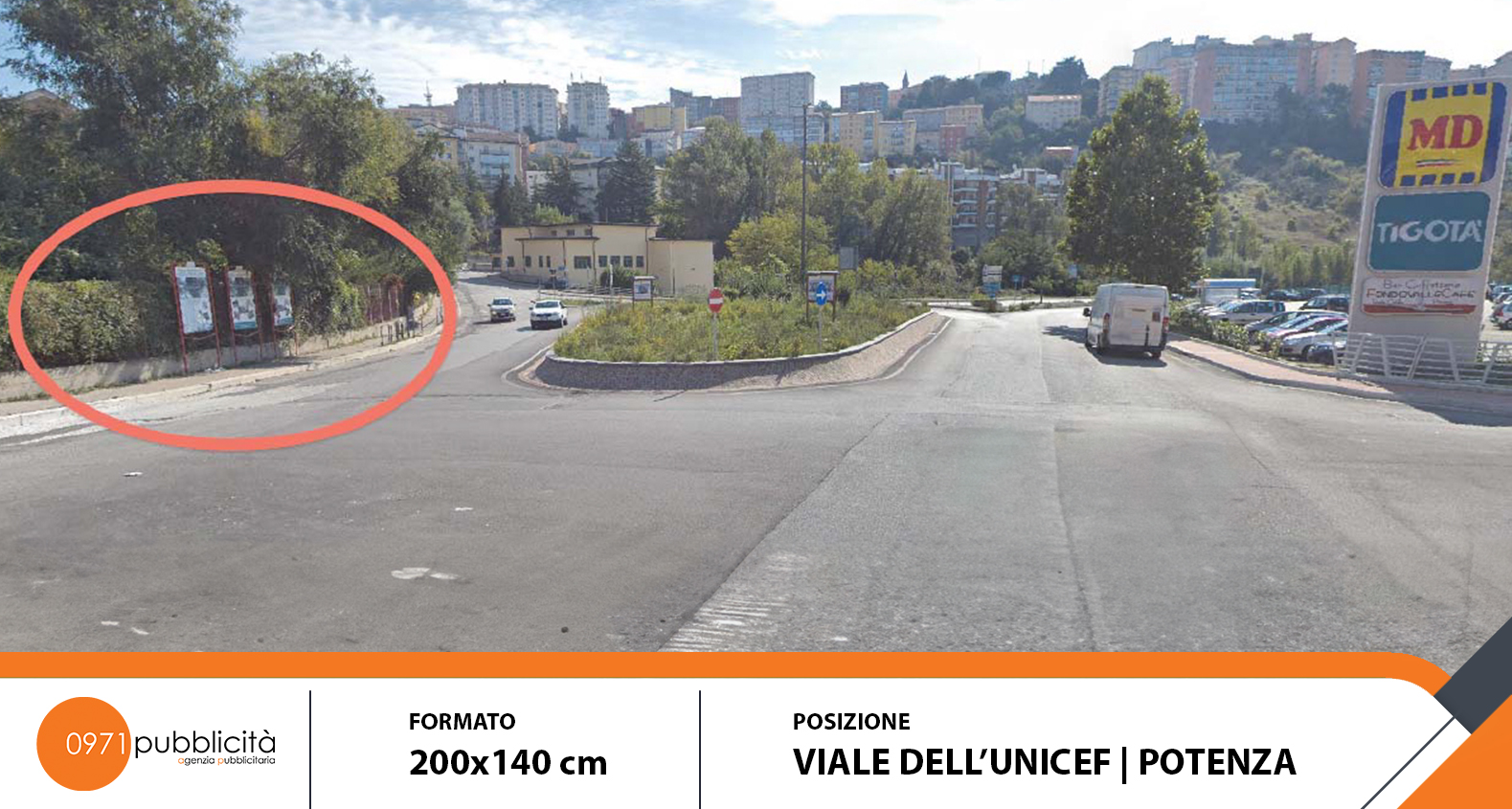 stendardi viale dell'unicef potenza - poster 200x140