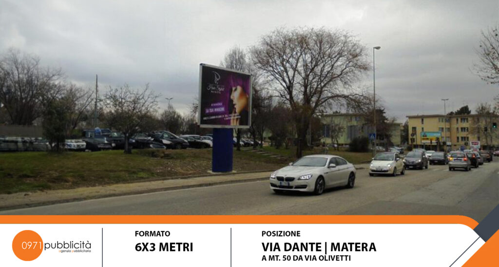 POSTER 6X3 VIALE DANTE MATERA