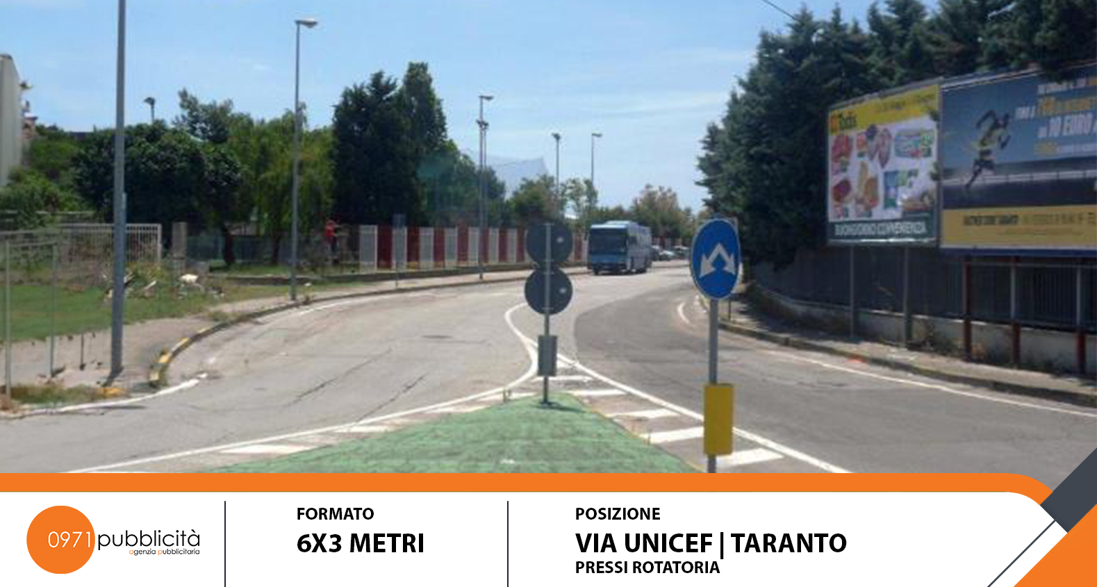 TARANTO | VIA UNICEF ROTATOIA | 6X3