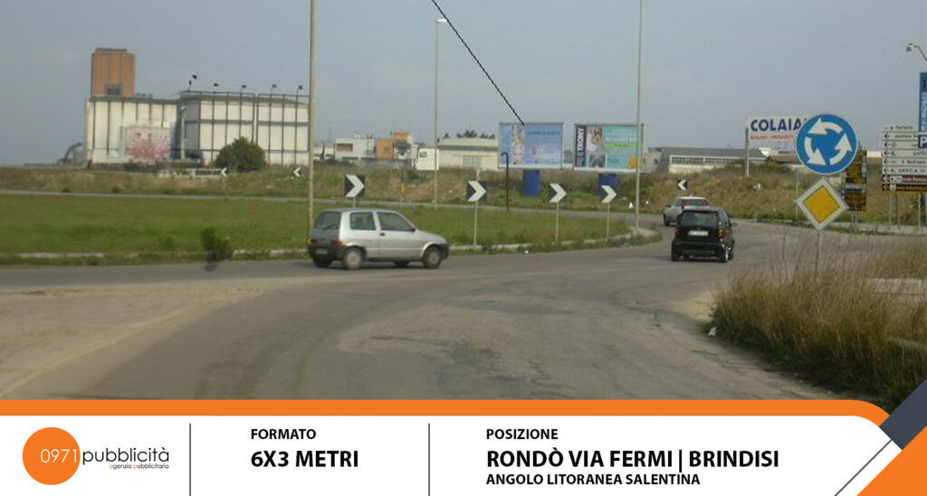 BRINDISI | RONDO' VIA FERMI | POSTER 6X3