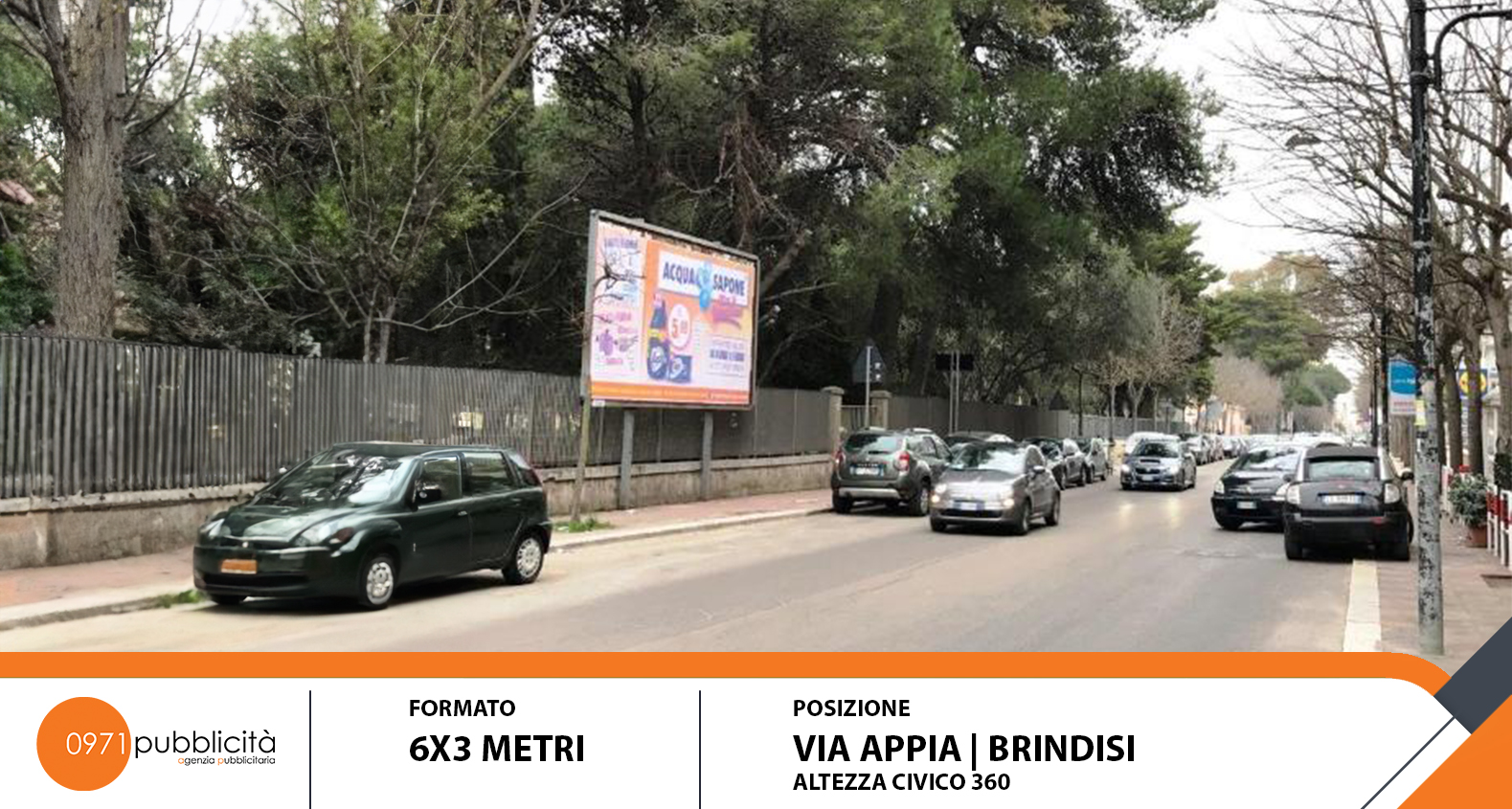 BRINDISI | VIA APPIA #360 | POSTER 6X3