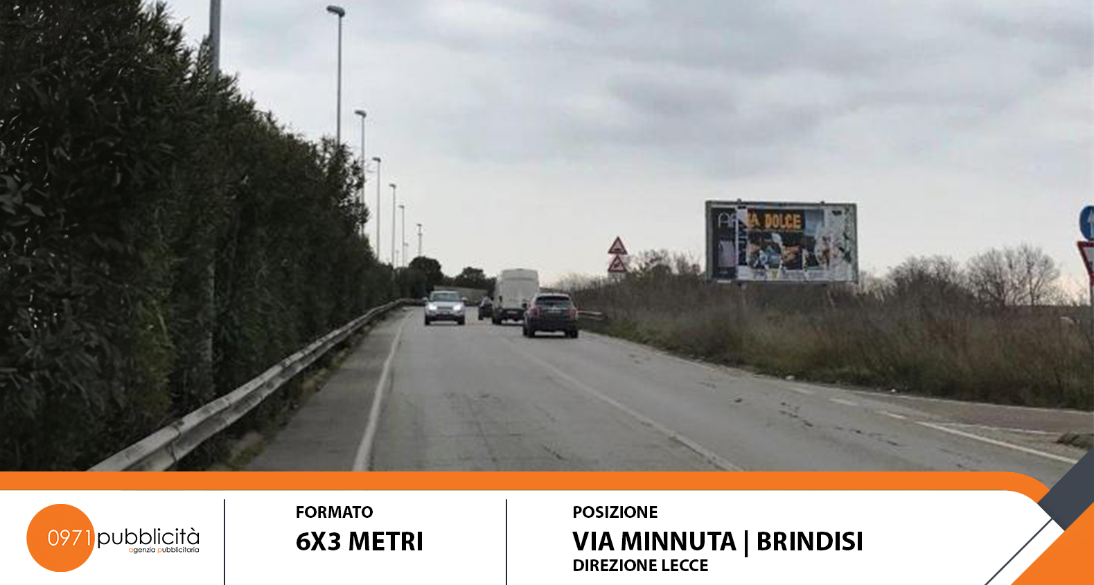 BRINDISI | VIA MINNUTA (DIR. LECCE) | POSTER 6X3