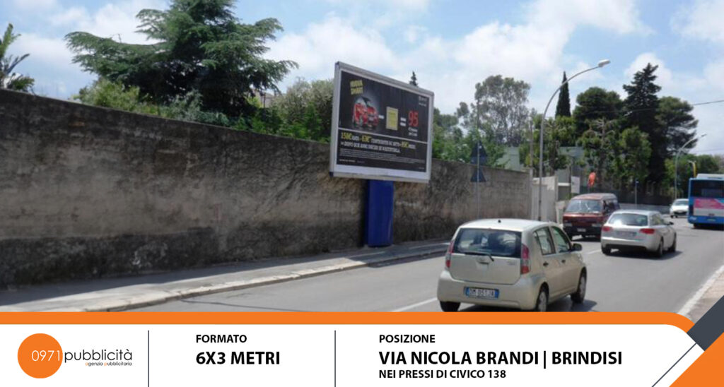 BRINDISI | VIA NICOLA BRANDI #138 | POSTER 6X3