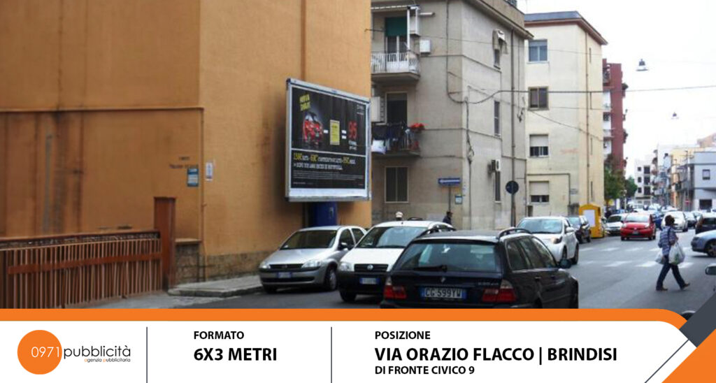 BRINDISI | VIA ORAZIO FLACCO #9 | POSTER 6X3