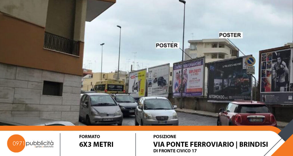 BRINDISI | VIA PONTE FERROVIARIO #17 | POSTER 6X3