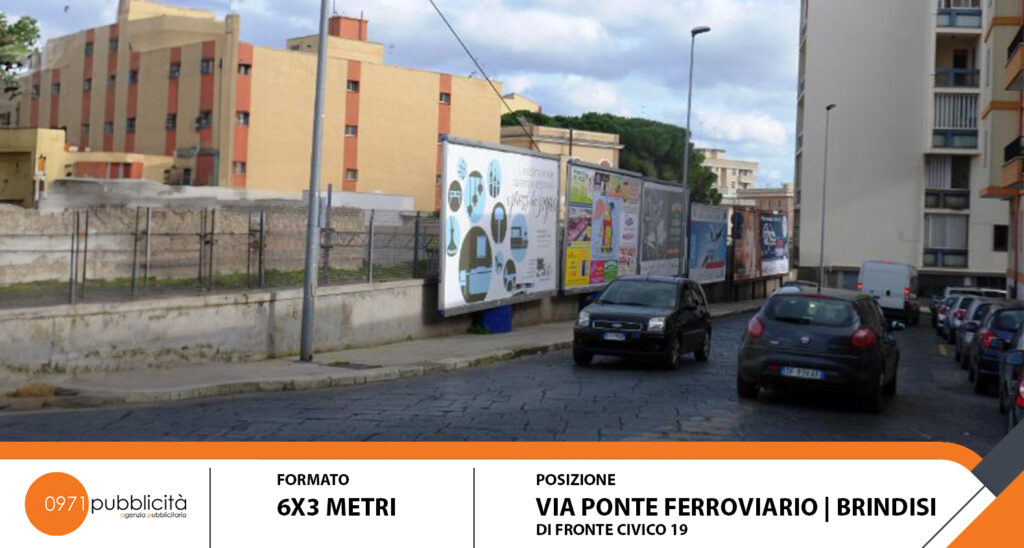 BRINDISI | VIA PONTE FERROVIARIO #19 | POSTER 6X3