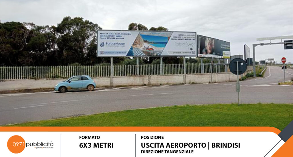BRINDISI | USCITA AEREOPORTO (DIR. TANGENZIALE) | POSTER 6X3