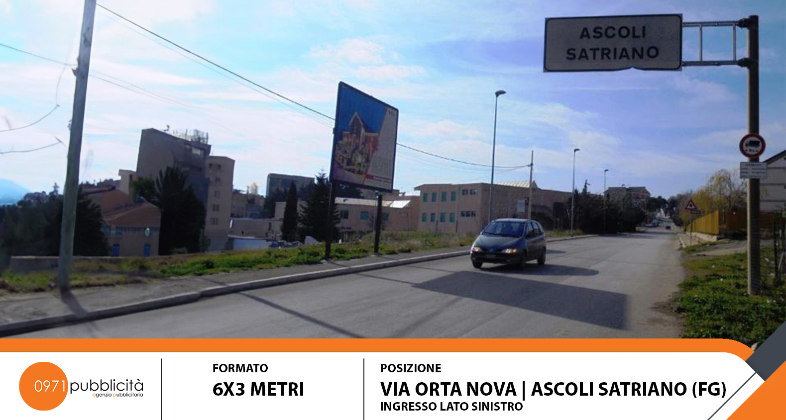 CARAPELLE | VIA ENRICO DE NICOLA (COMPLANARE S.S. 16) | POSTER 6X3