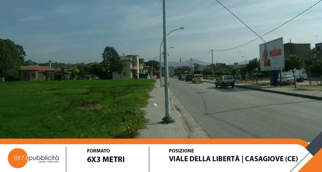 CASAGIOVE | VIALE DELLA LIBERTA' | POSTER 6X3