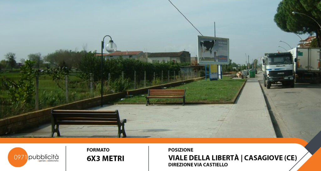 CASAGIOVE | VIALE DELLA LIBERTA' (DIR. VIA CASTELLO) | POSTER 6X3