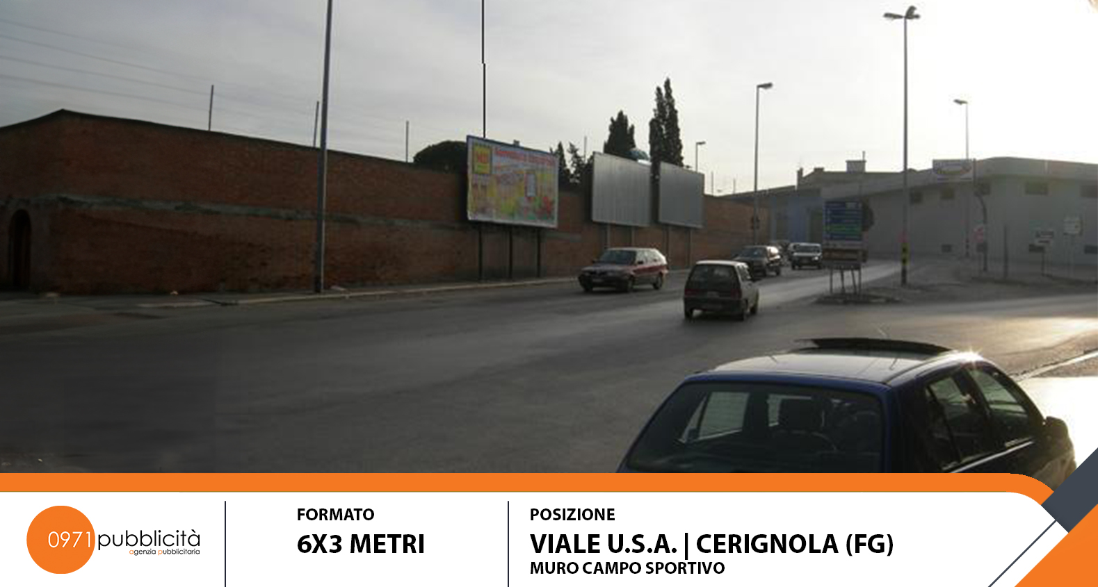 CERIGNOLA | VIA NAPOLI (ANGOLO VIALE DI PONENTE) | POSTER 6X3
