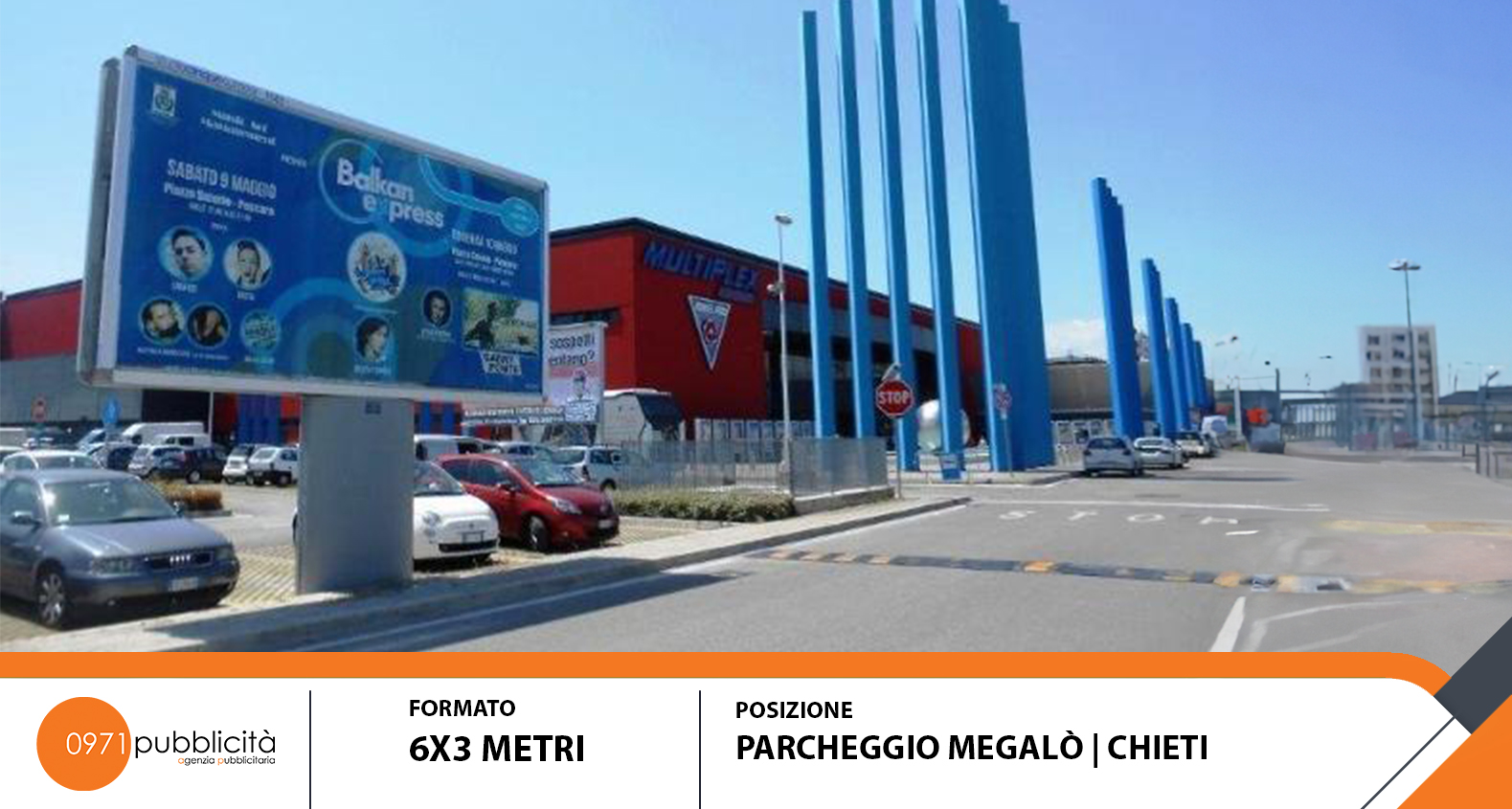 CHIETI | PARCHEGGIO MEGALO' | POSTER 6X3