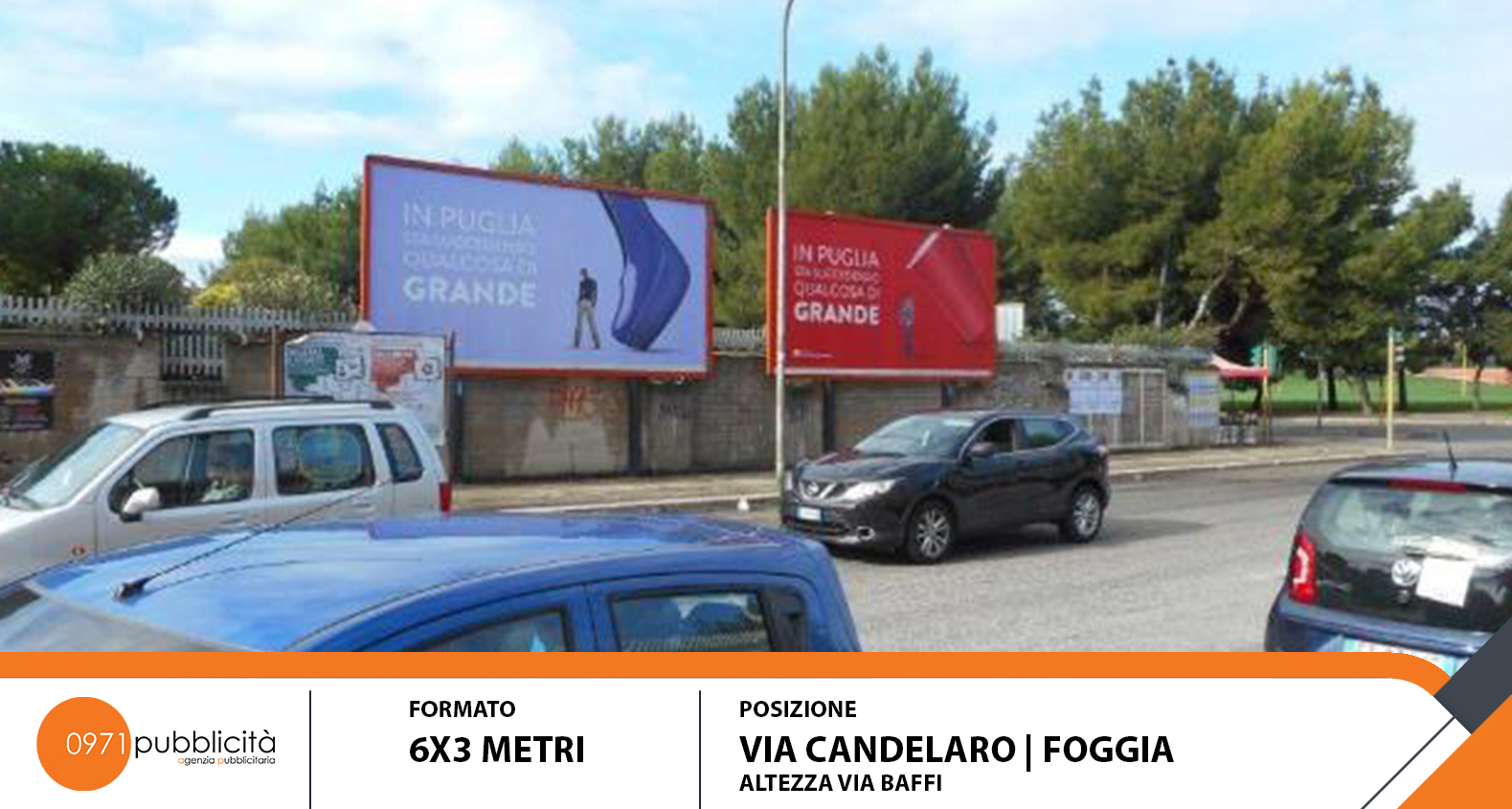 FOGGIA | VIA CANDELARO (ALTEZZA VIA BAFFI) | POSTER 6X3