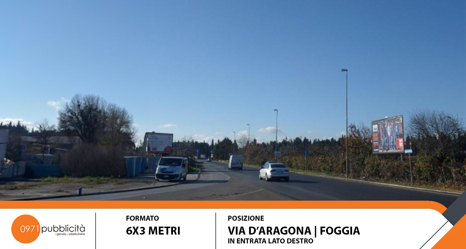 FOGGIA | VIA D'ARAGONA (IN ENTRATA LATO DESTRO) | POSTER 6X3