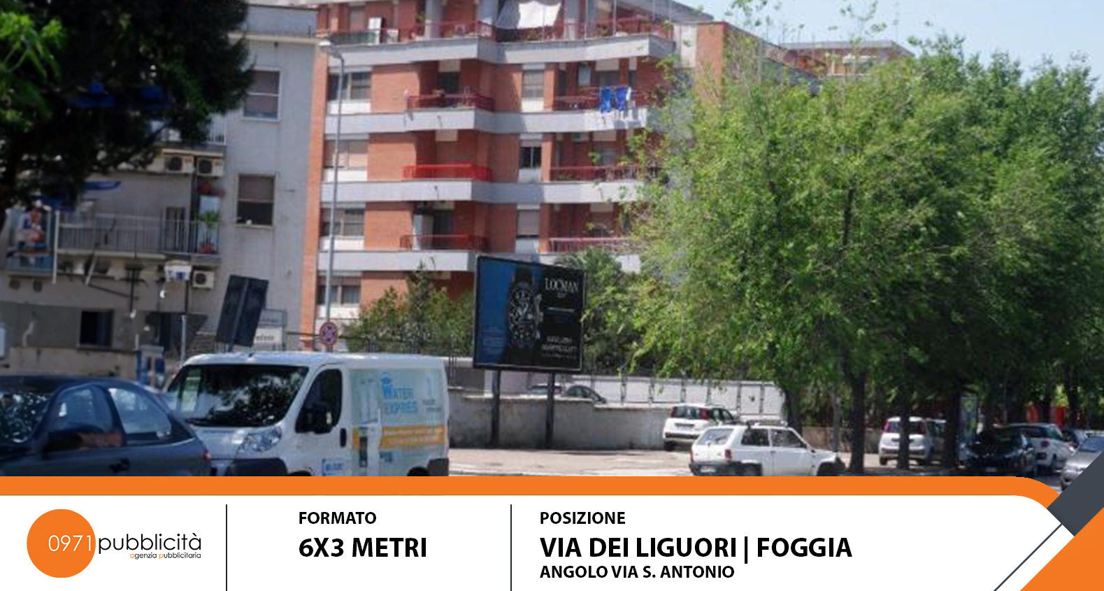 FOGGIA | VIA DEI LIGUORI (ANGOLO VIA S. ANTONIO) | POSTER 6X3