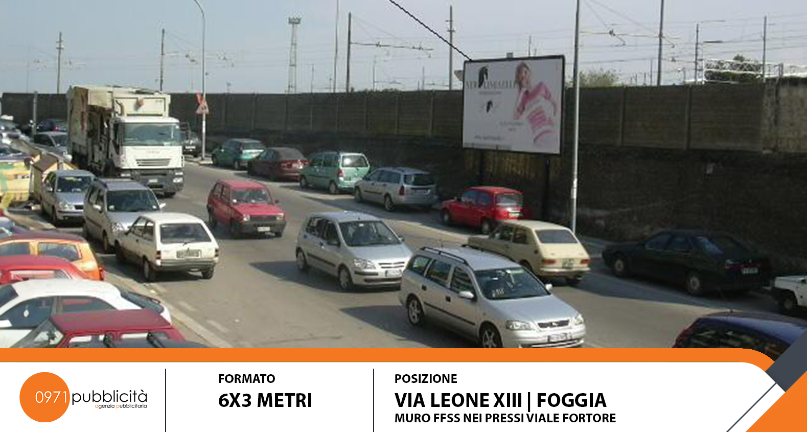 FOGGIA | VIA LEONE XIII (MURO FFSS PRESSO VIALE FORTORE) | POSTER 6X3