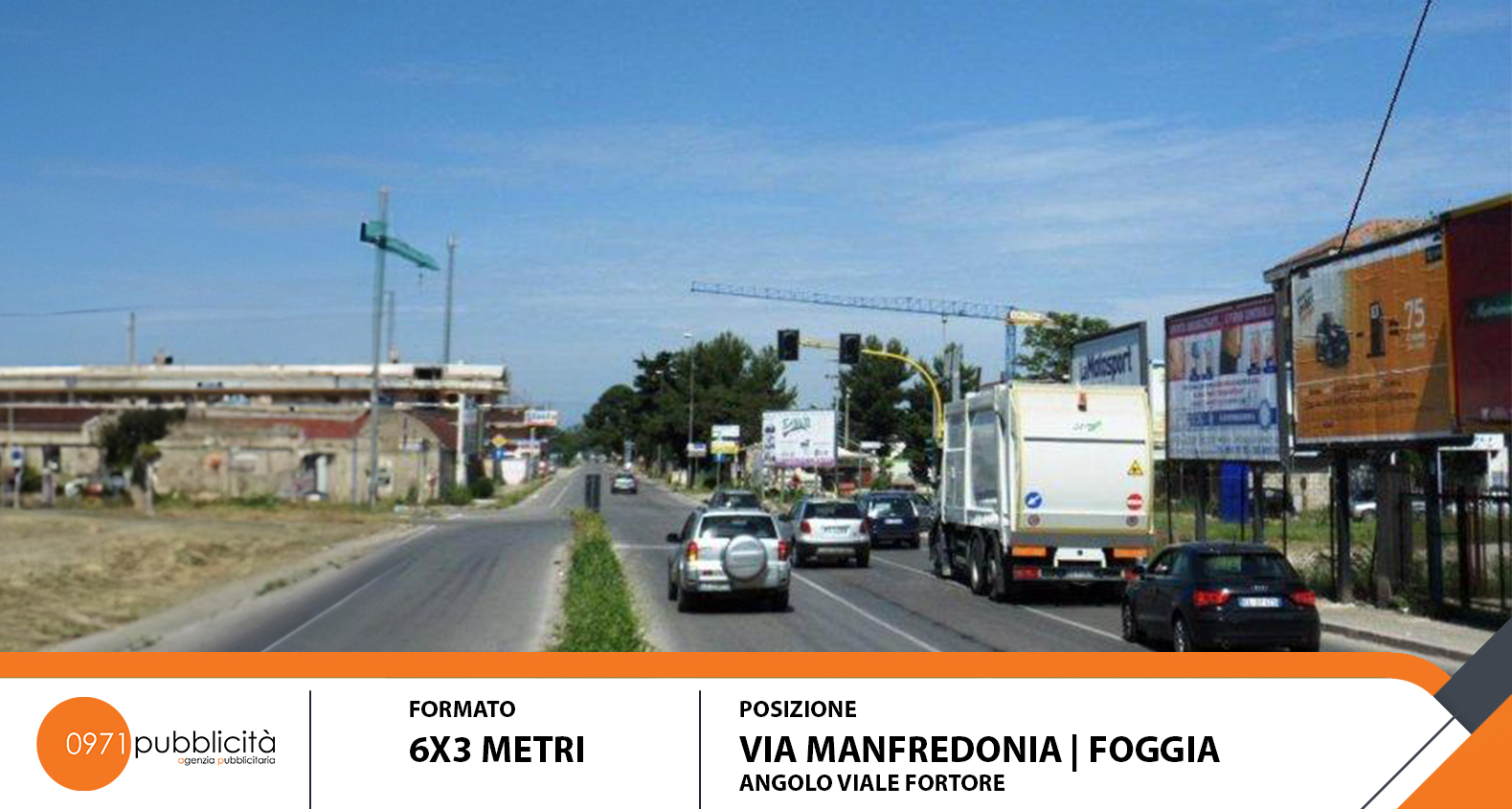 FOGGIA | VIA MANFREDONIA (ANGOLO VIA FORTORE) | POSTER 6X3