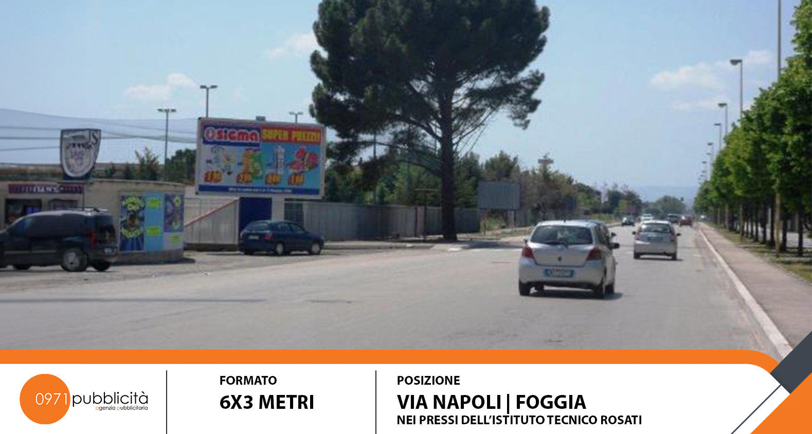 FOGGIA | VIA NAPOLI (PRESSO I.T. ROSATI) | POSTER 6X3
