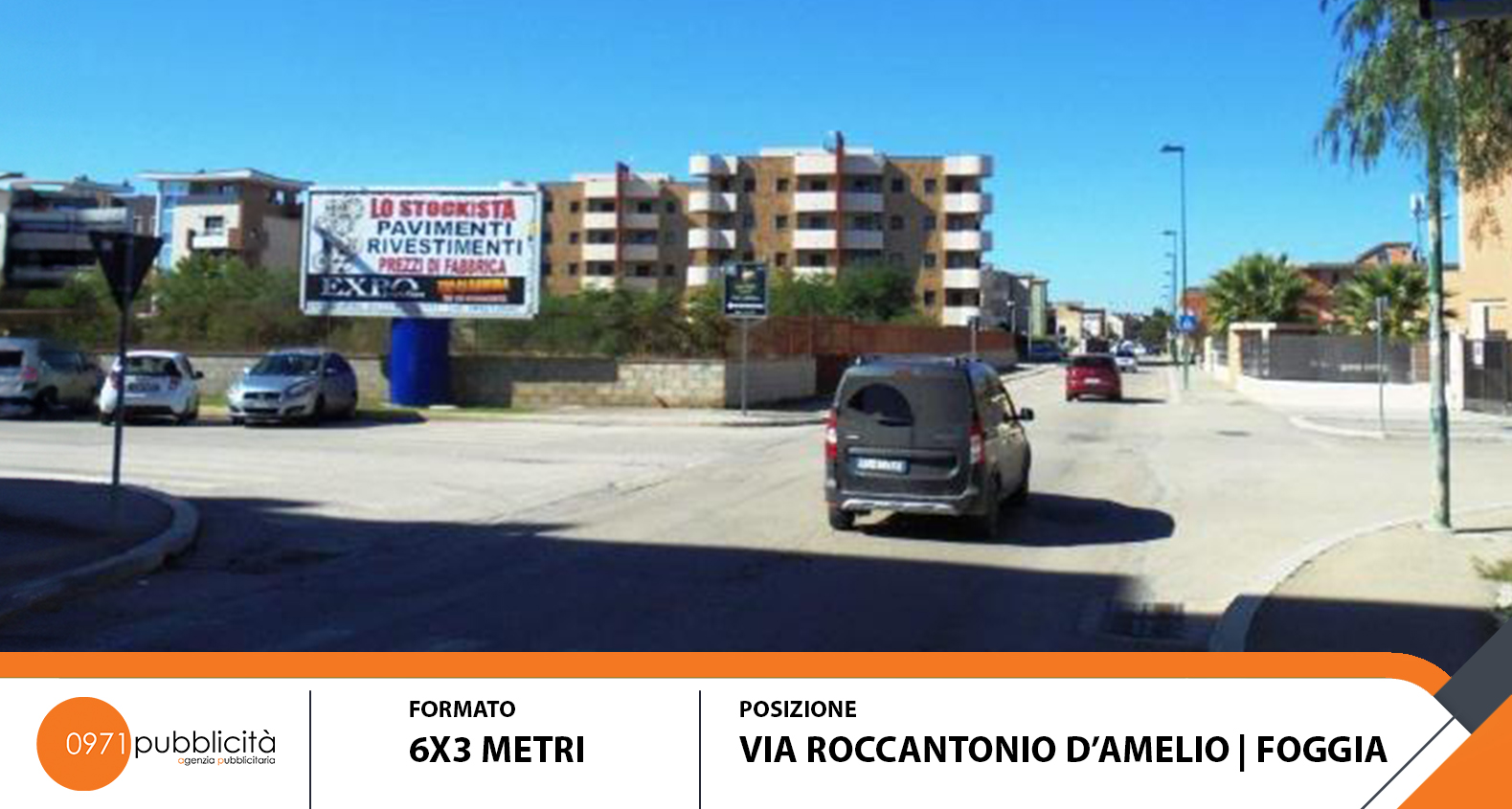 FOGGIA | VIA ROCCANTONIO D'AMELIO | POSTER 6X3