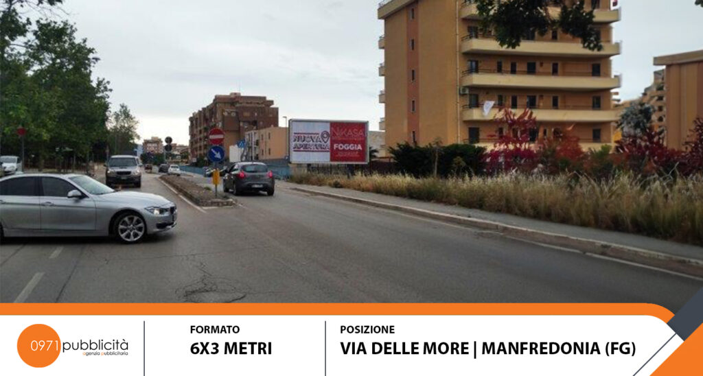 MANFREDONIA | VIA DELLE MORE | POSTER 6X3