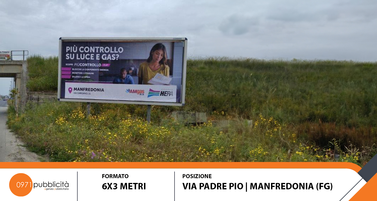 MANFREDONIA | VIA PADRE PIO | POSTER 6X3