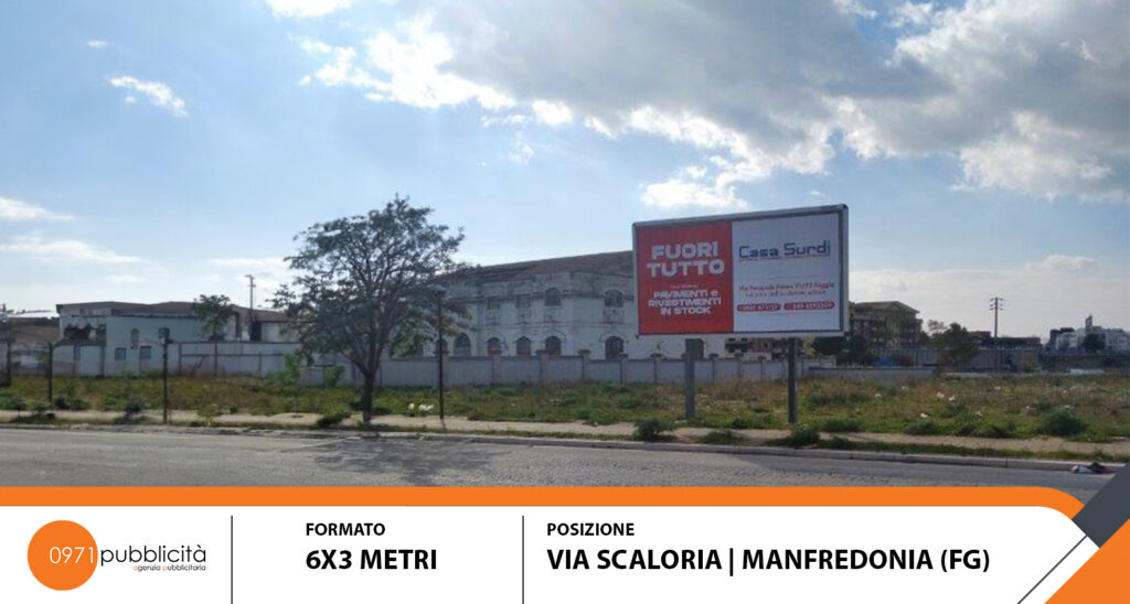 MANFREDONIA | VIA SCALORIA | POSTER 6X3