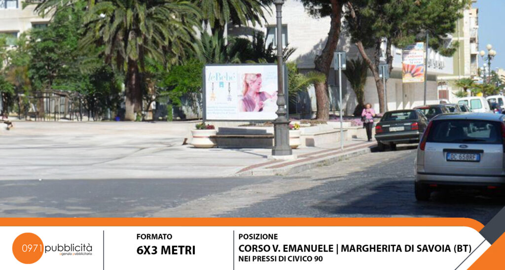 MARGHERITA DI SAVOIA | CORSO V. EMANUELE #90 | POSTER 6X3
