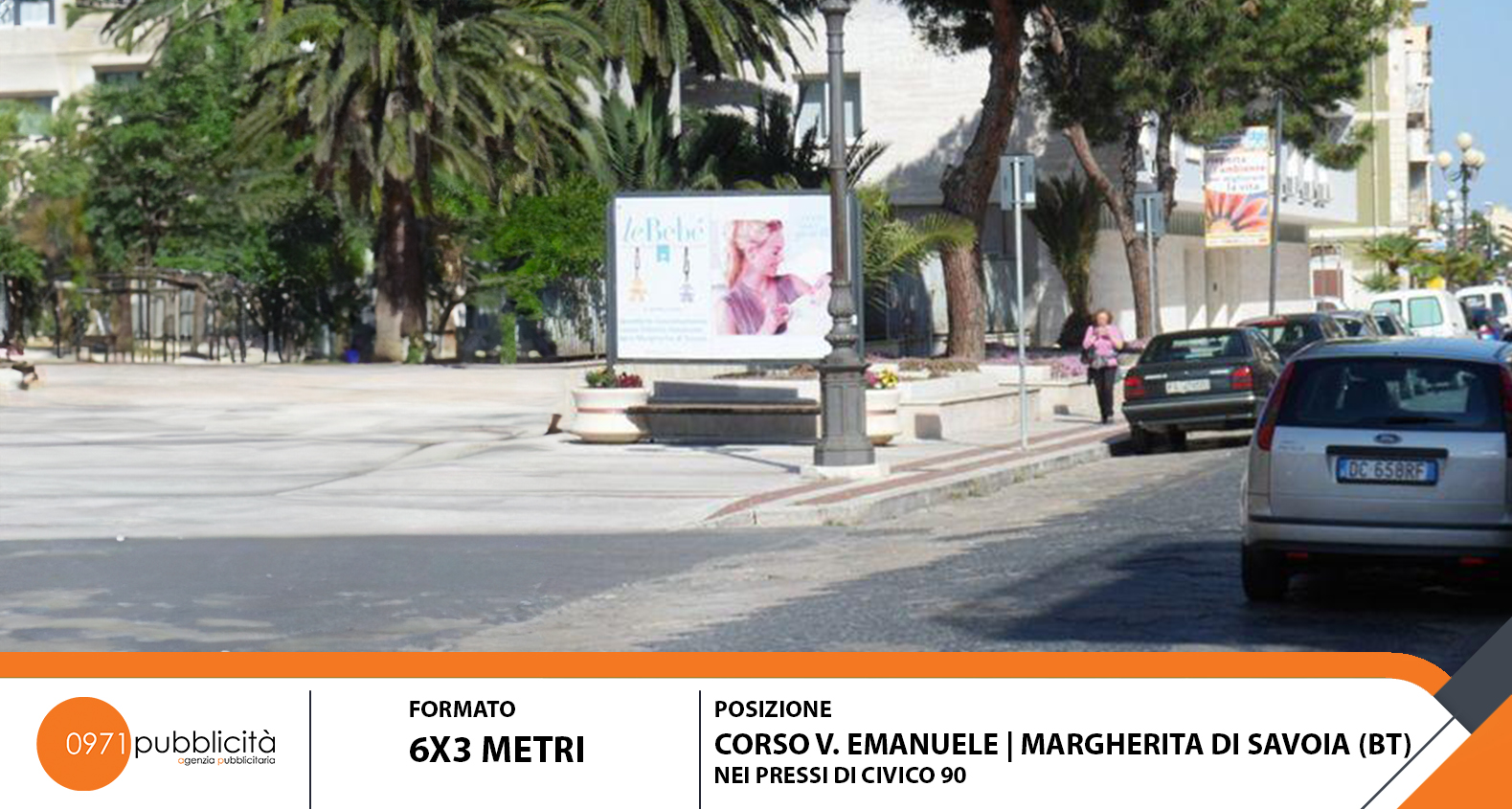 MARGHERITA DI SAVOIA | CORSO V. EMANUELE #90 | POSTER 6X3
