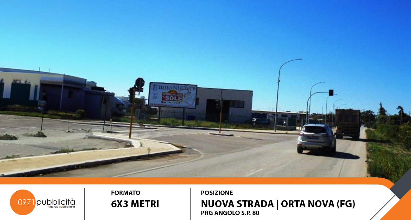 ORTA NUOVA | NUOVA STRADA (ANGOLO S.P. 80) | POSTER 6X3