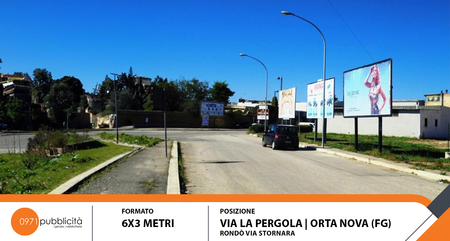 ORTA NUOVA | VIA LA PERGOLA (RONDO' VIA STORNARA) | POSTER 6X3