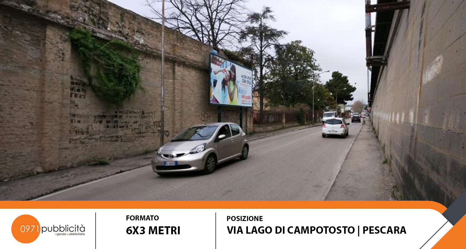 PESCARA | VIA LAGO DI CAMPOTOSTO | POSTER 6X3
