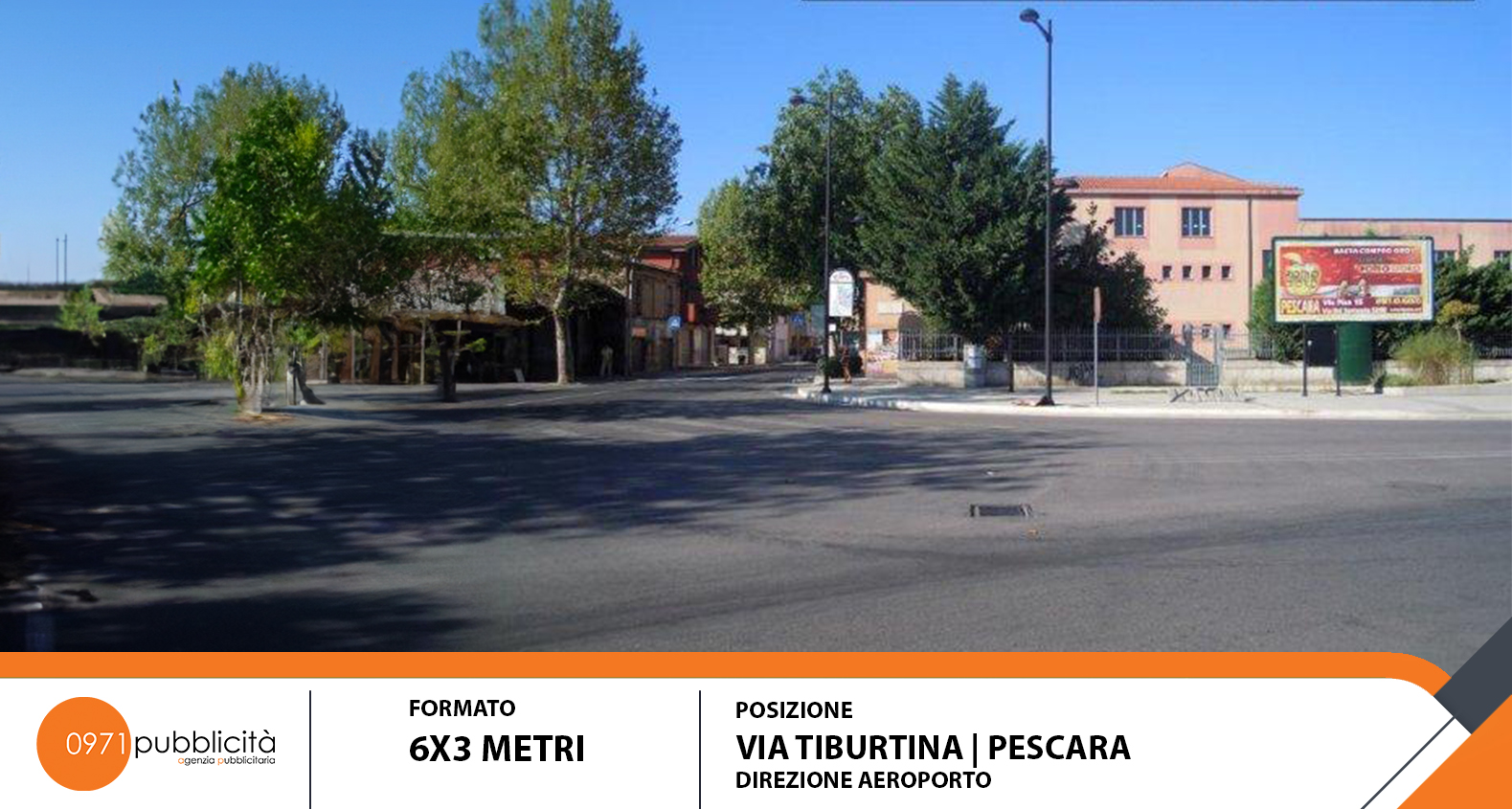 PESCARA | VIA TIBURTINA (DIR. AEREOPORTO) | POSTER 6X3