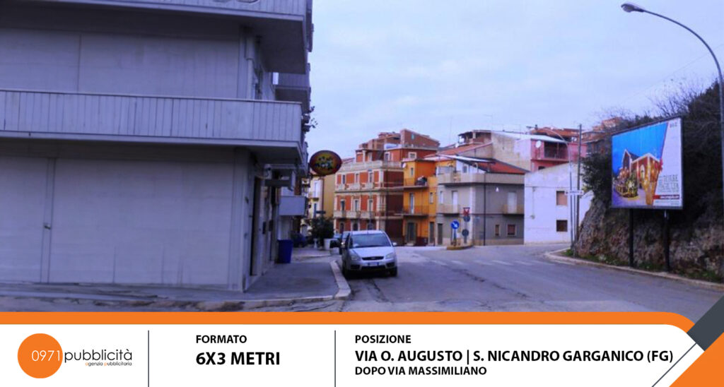S. NICANDRO GARGANICO | VIA O. AUGUSTO (DOPO VIA MASSIMILIANO) | POSTER 6X3