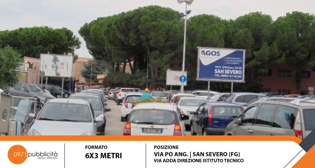 S. SEVERO | VIA PO ANG. (VIA ADDA DIR. ISTITUTO TECNICO) | POSTER 6X3