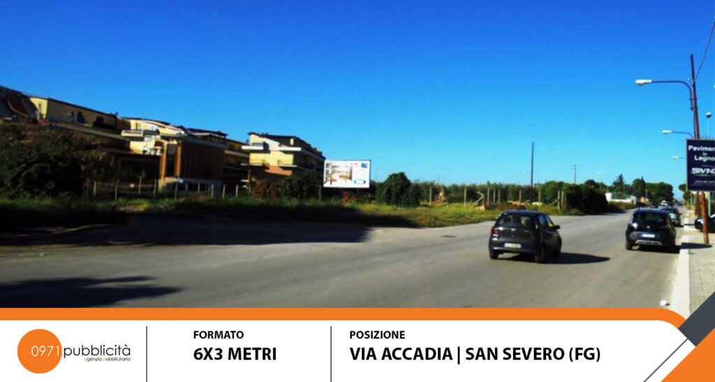 S. SEVERO | VIA ACCADIA | POSTER 6X3