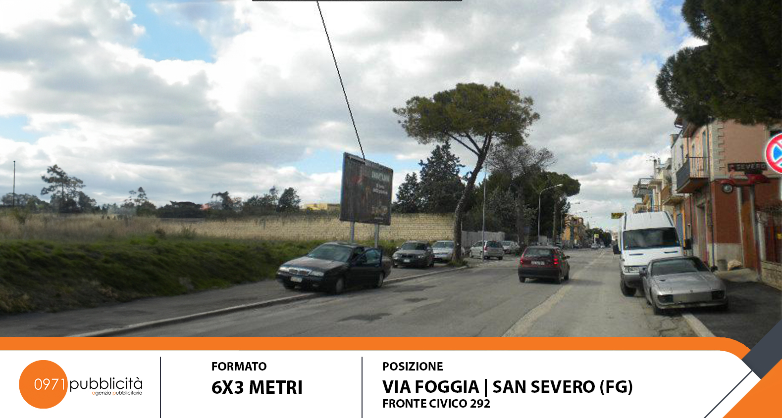 S. SEVERO | VIA FOGGIA (FRONTE CIVICO #292) | POSTER 6X3