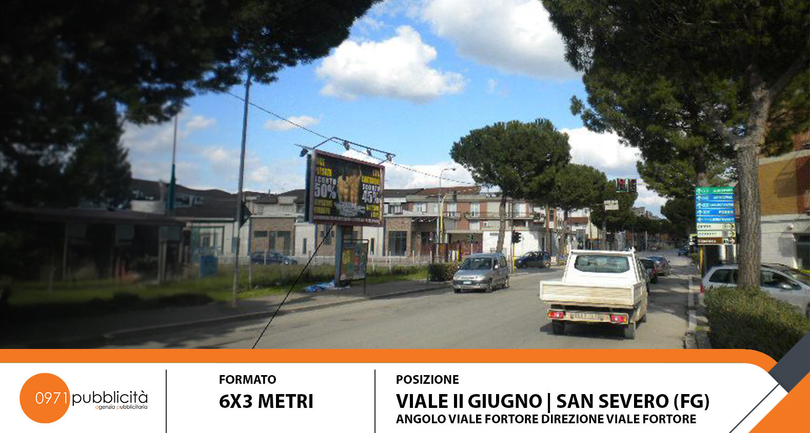 S. SEVERO | VIALE II GIUGNO (ANG. VIALE FORTORE DIR. VIALE FORTORE) | POSTER 6X3