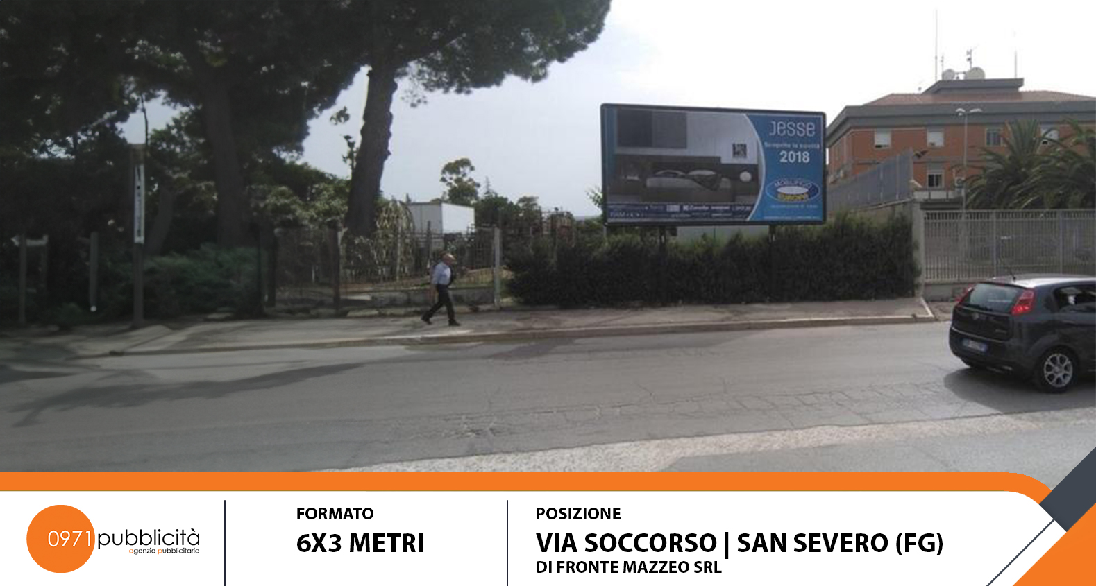 S. SEVERO | VIA SOCCORSO (DI FRONTE MAZZEO SRL) | POSTER 6X3