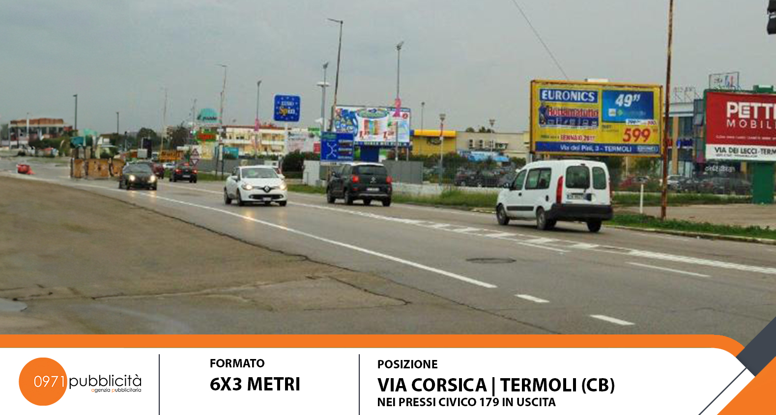TERMOLI | VIA CORSICA (PRESSO CIVICO #179 IN USCITA) | POSTER 6X3