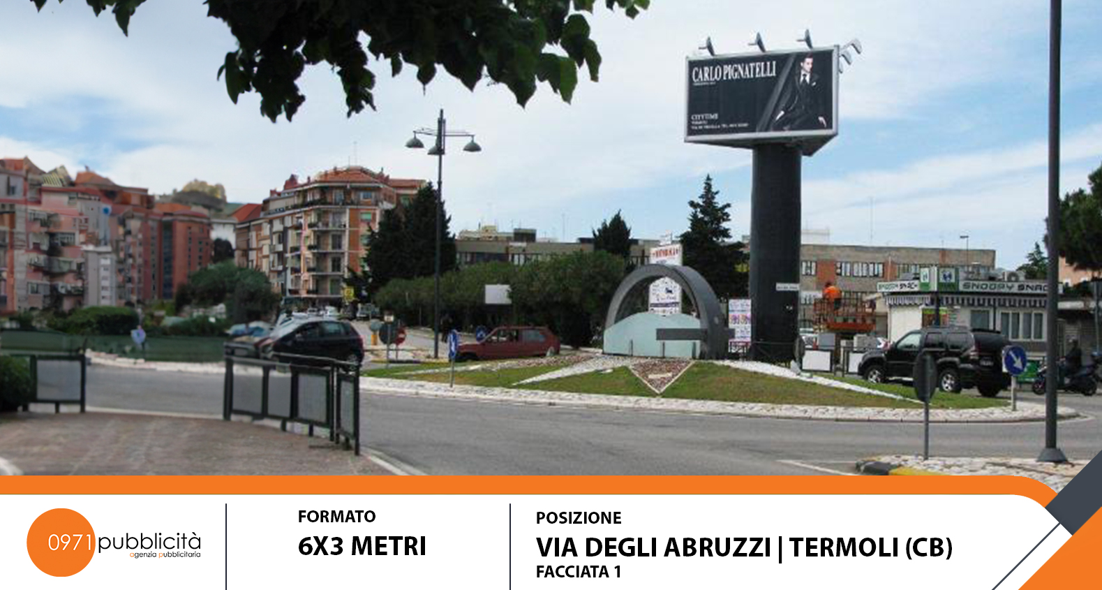 TERMOLI | VIA DEGLI ABRUZZI (FACCIATA 1) | POSTER 6X3