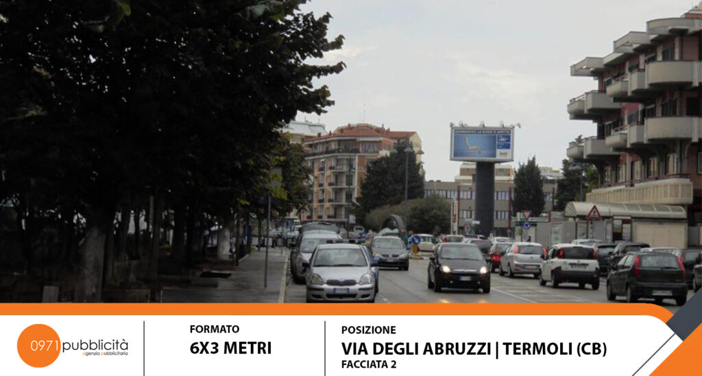 TERMOLI | VIA DEGLI ABRUZZI (FACCIATA 2) | POSTER 6X3