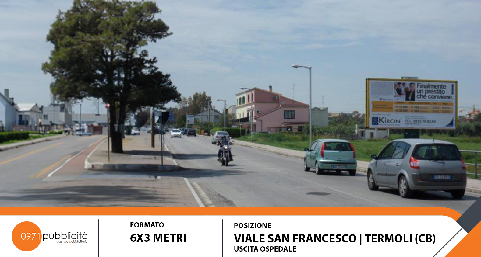 TERMOLI | VIALE SAN FRANCESCO (USCITA OSPEDALE) | POSTER 6X3