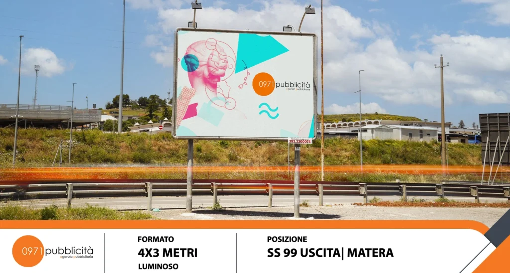 POSTER 6X3 SS 99 USCITA - MATERA