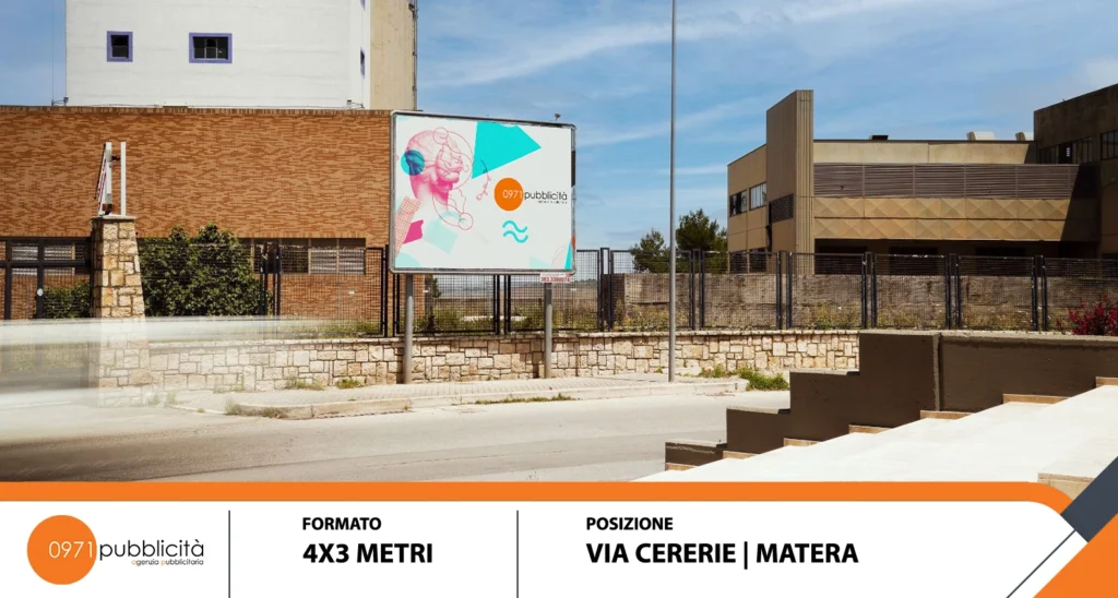 VIA CERERIE - MATERA POSTER AFFISSIONI