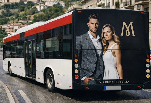 MAXI RETRO AUTOBUS POTENZA PUBBLICITA
